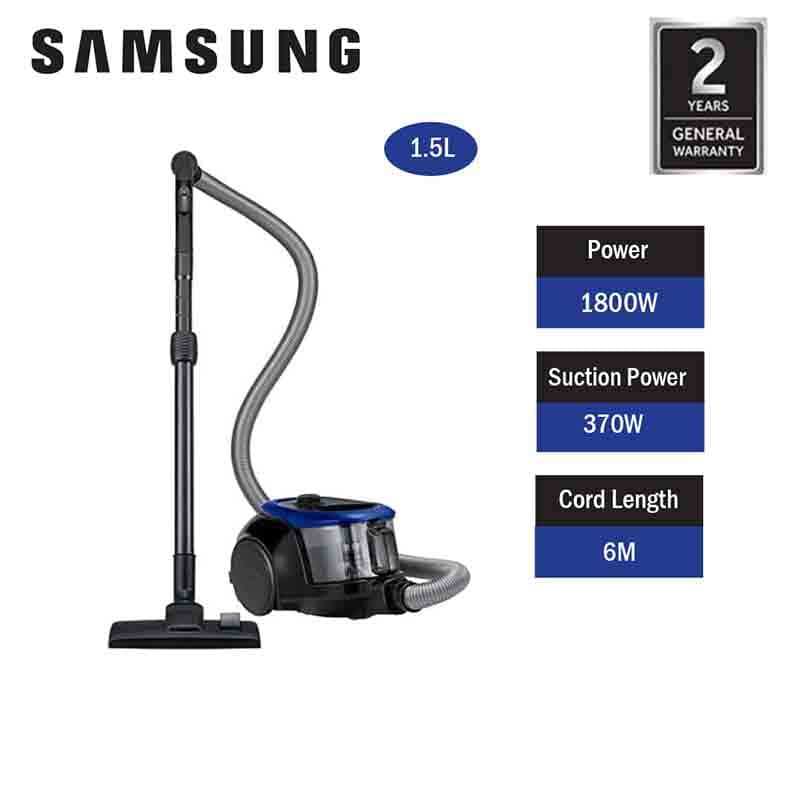 Aspirateur Samsung Cylindrique 1800w Blue VC18M2120SB