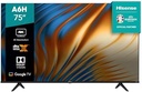 TELEVISEUR HISENSE 75" SMART 4K UHD -75A6H-