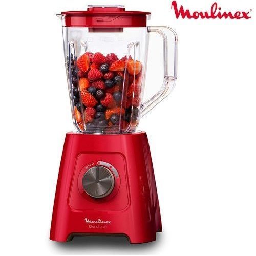 Blender Moulinex Rouge Bol en Plastique 2L  600W/ LM420510